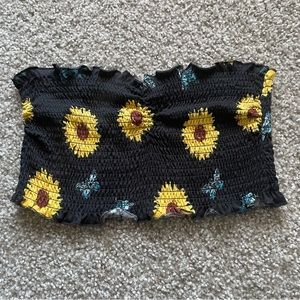 Sunflower Butterfly Bandeau
